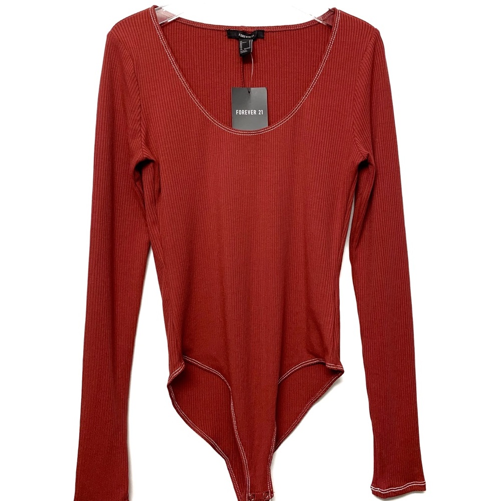 🧱 Brick Bodysuit with Snaps - Forever 21